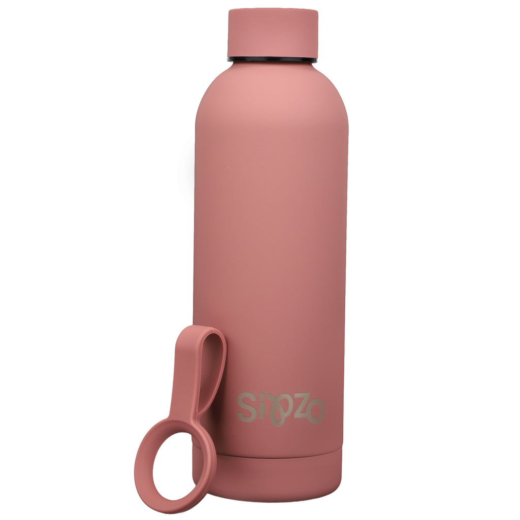 Sipzo Insulated Stainless Steel Water Bottle – Dusty Rose