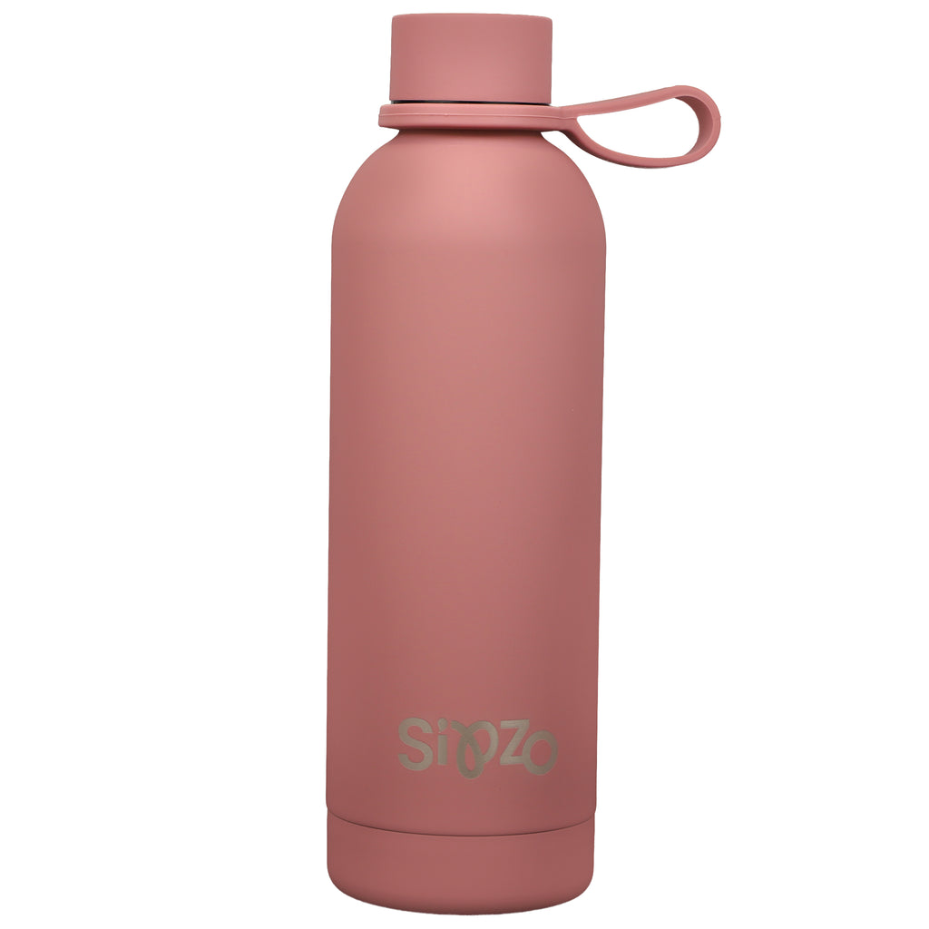 Sipzo Insulated Stainless Steel Water Bottle – Dusty Rose