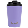 Sipzo Insulated Stainless Steel Coffee Mug with Flip Lid – Lavender