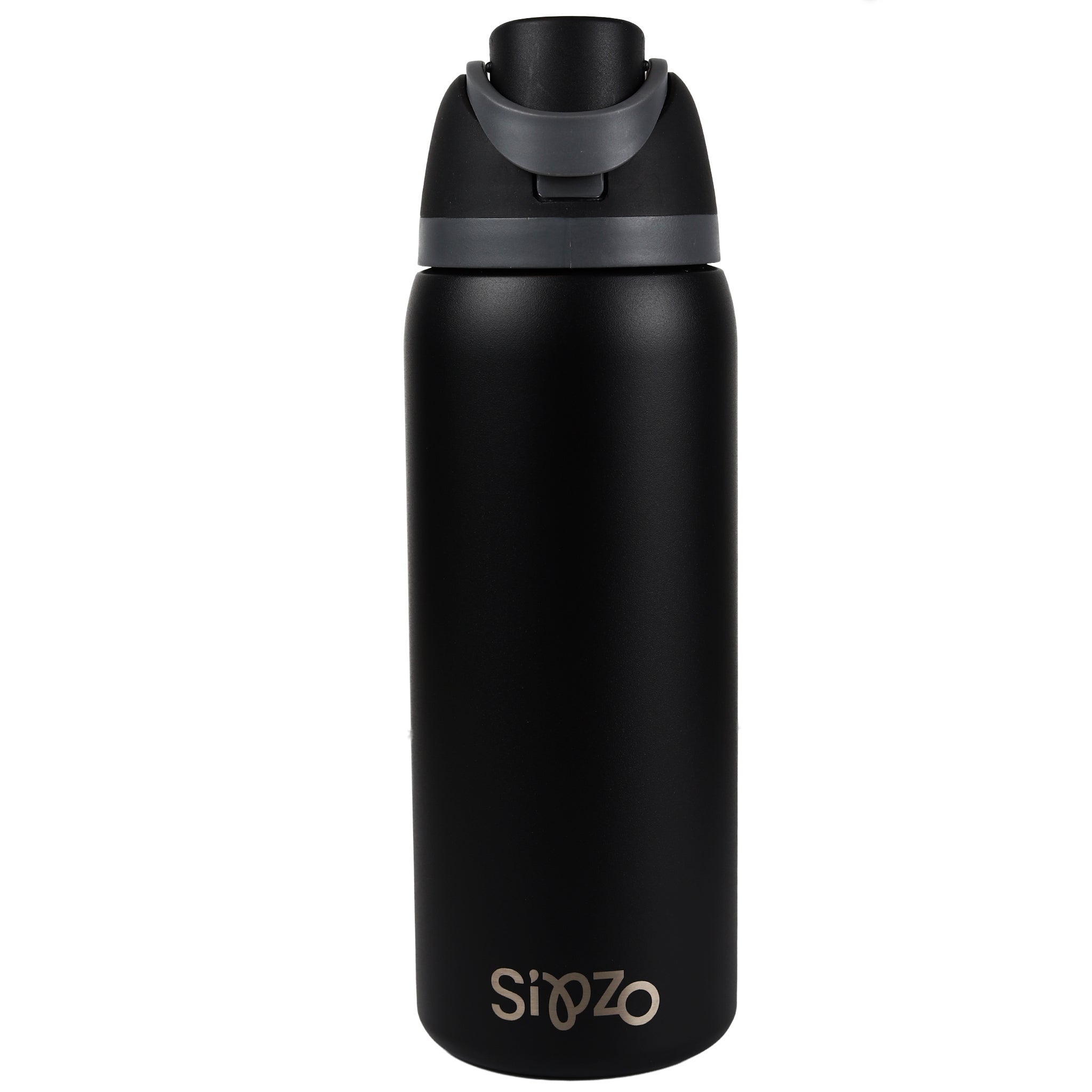 Sipzo School Flip-Top Insulated Water Bottle – Black