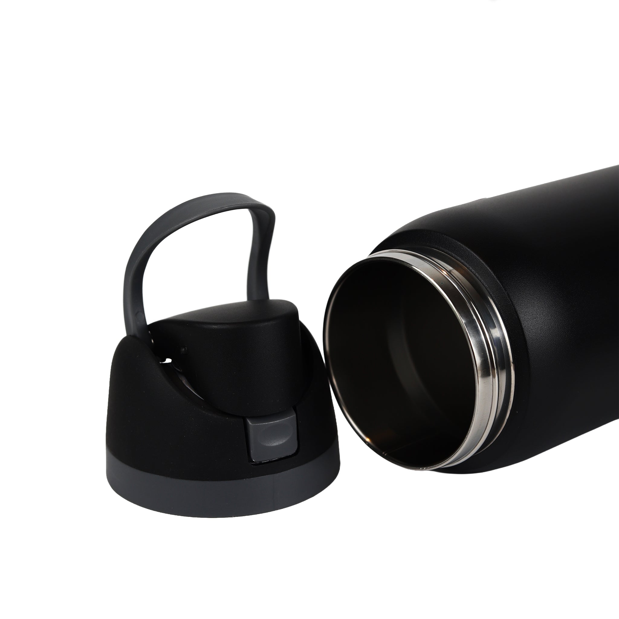 Sipzo School Flip-Top Insulated Water Bottle – Black