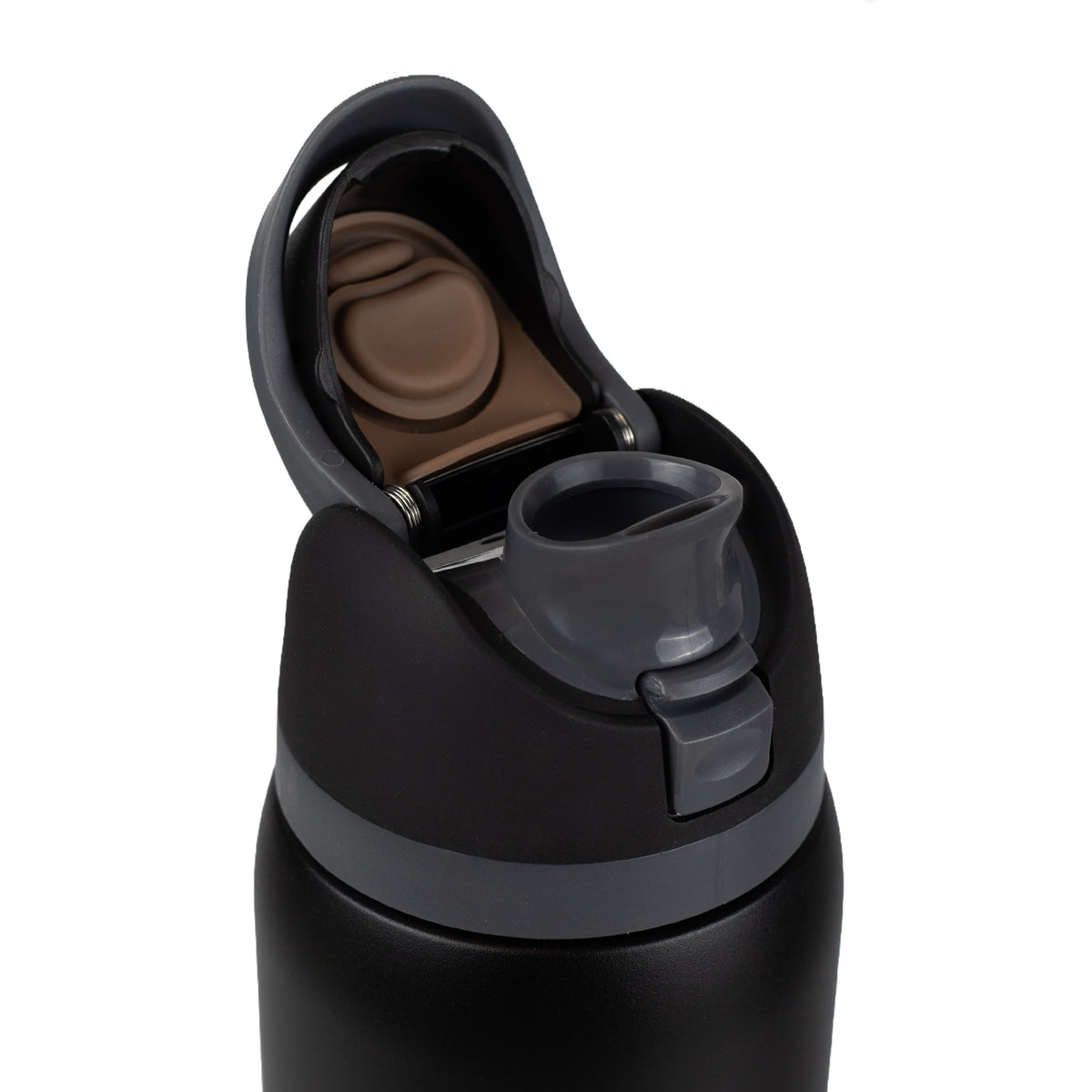 Sipzo School Flip-Top Insulated Water Bottle – Black