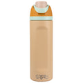 Sipzo School Flip-Top Insulated Water Bottle – Beige