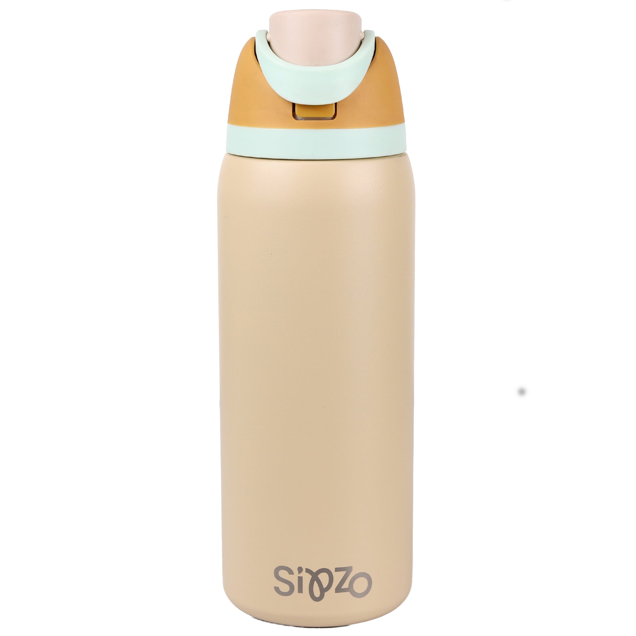 Sipzo School Flip-Top Insulated Water Bottle – Beige