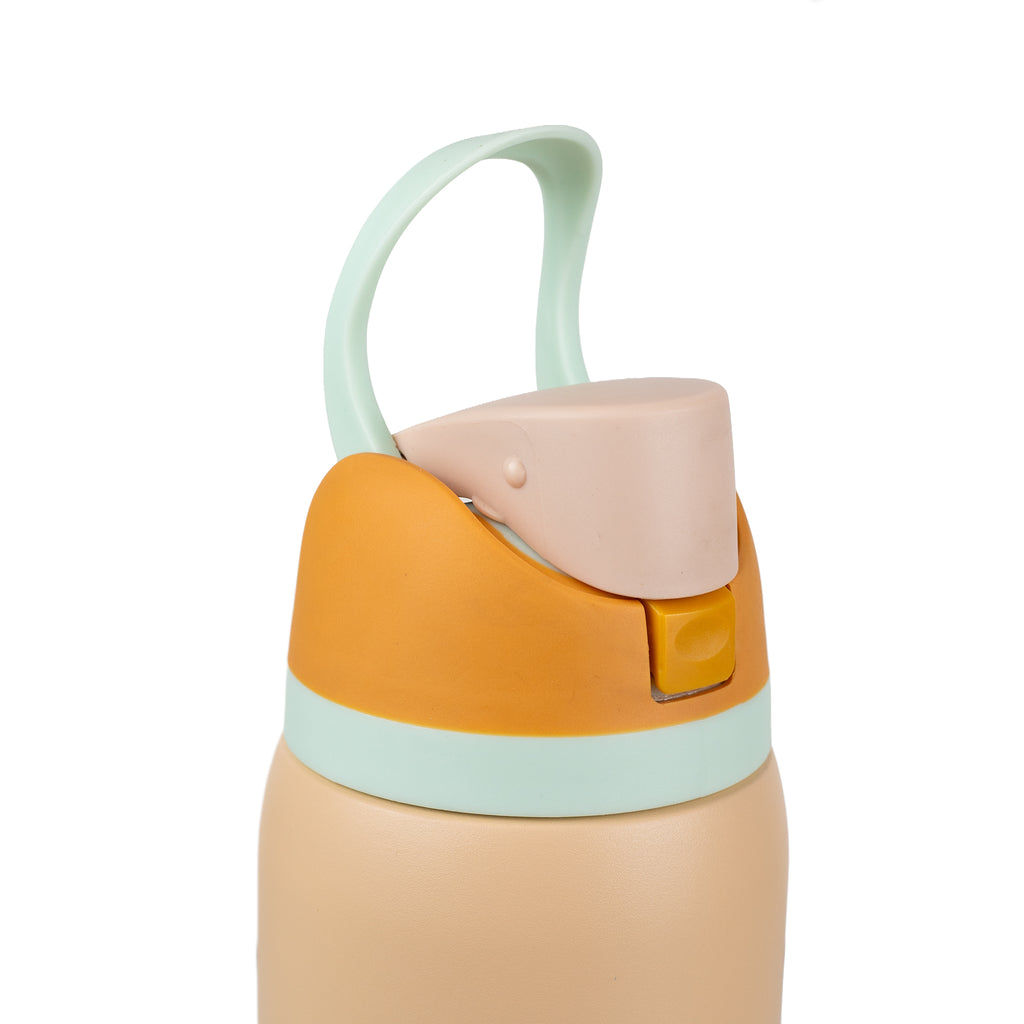 Sipzo School Flip-Top Insulated Water Bottle – Beige
