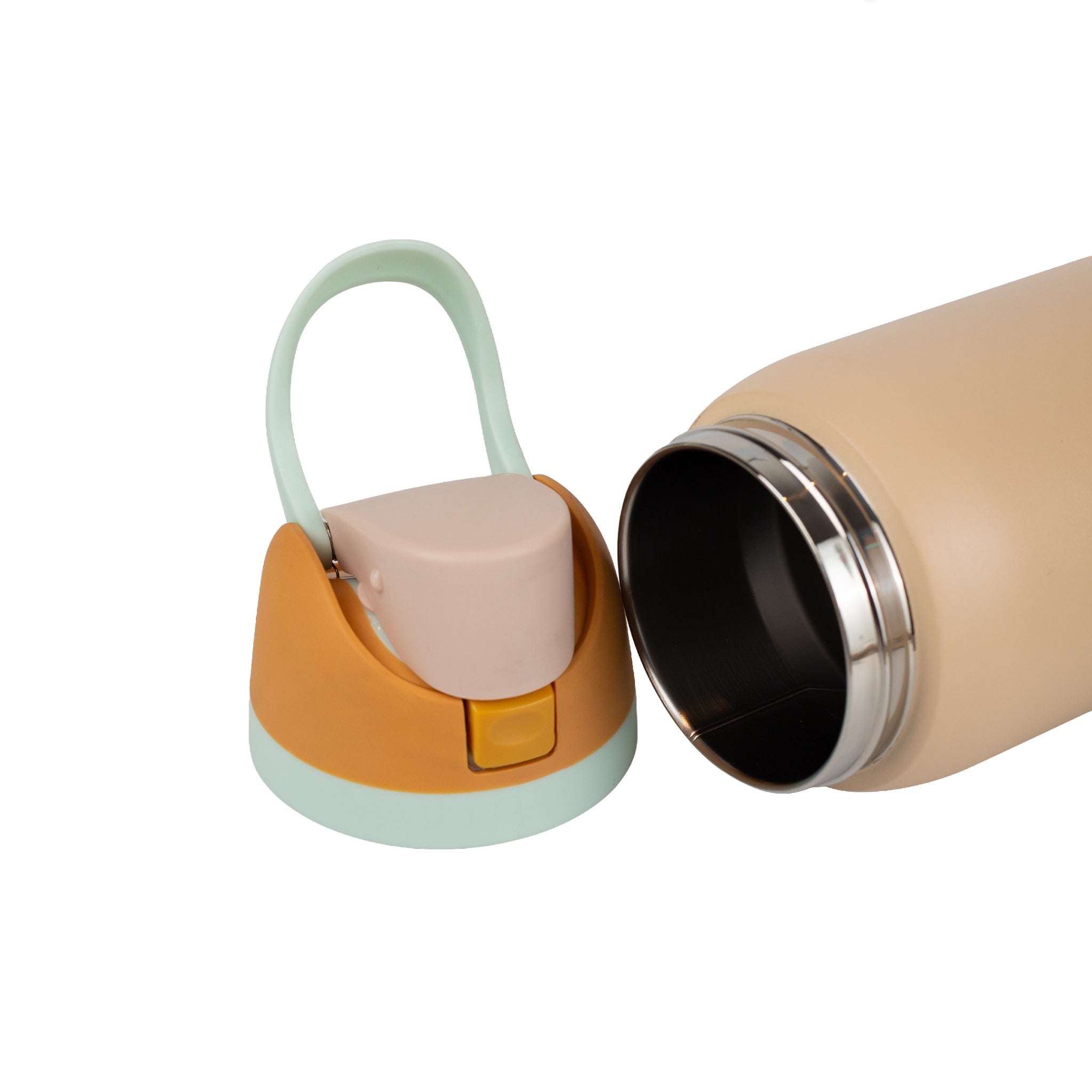 Sipzo School Flip-Top Insulated Water Bottle – Beige