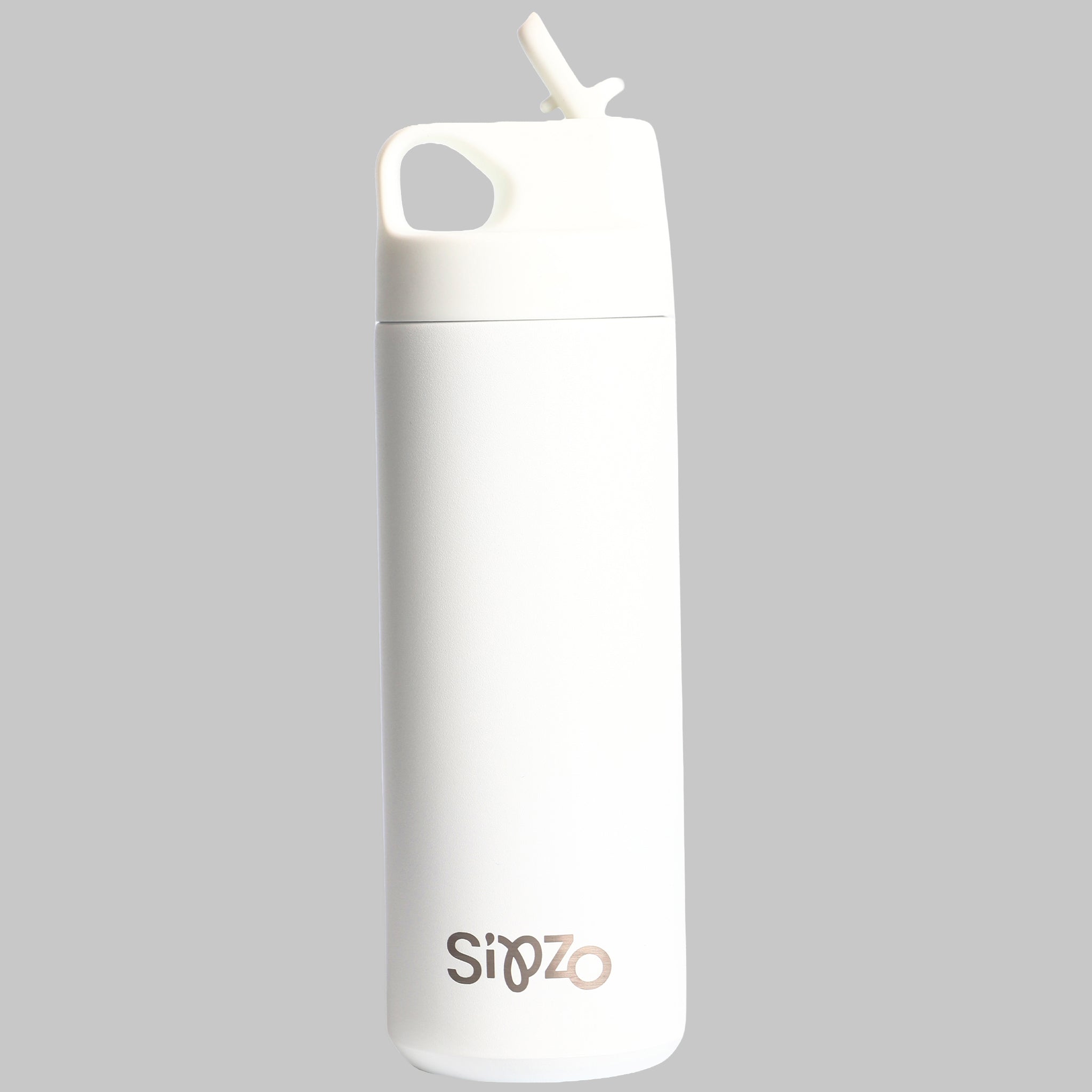 Sipzo Insulated Stainless Steel Water Bottle – White