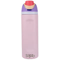 Sipzo School Insulated Water Bottle with Flip-Top Lid & Carry Handle – Pink