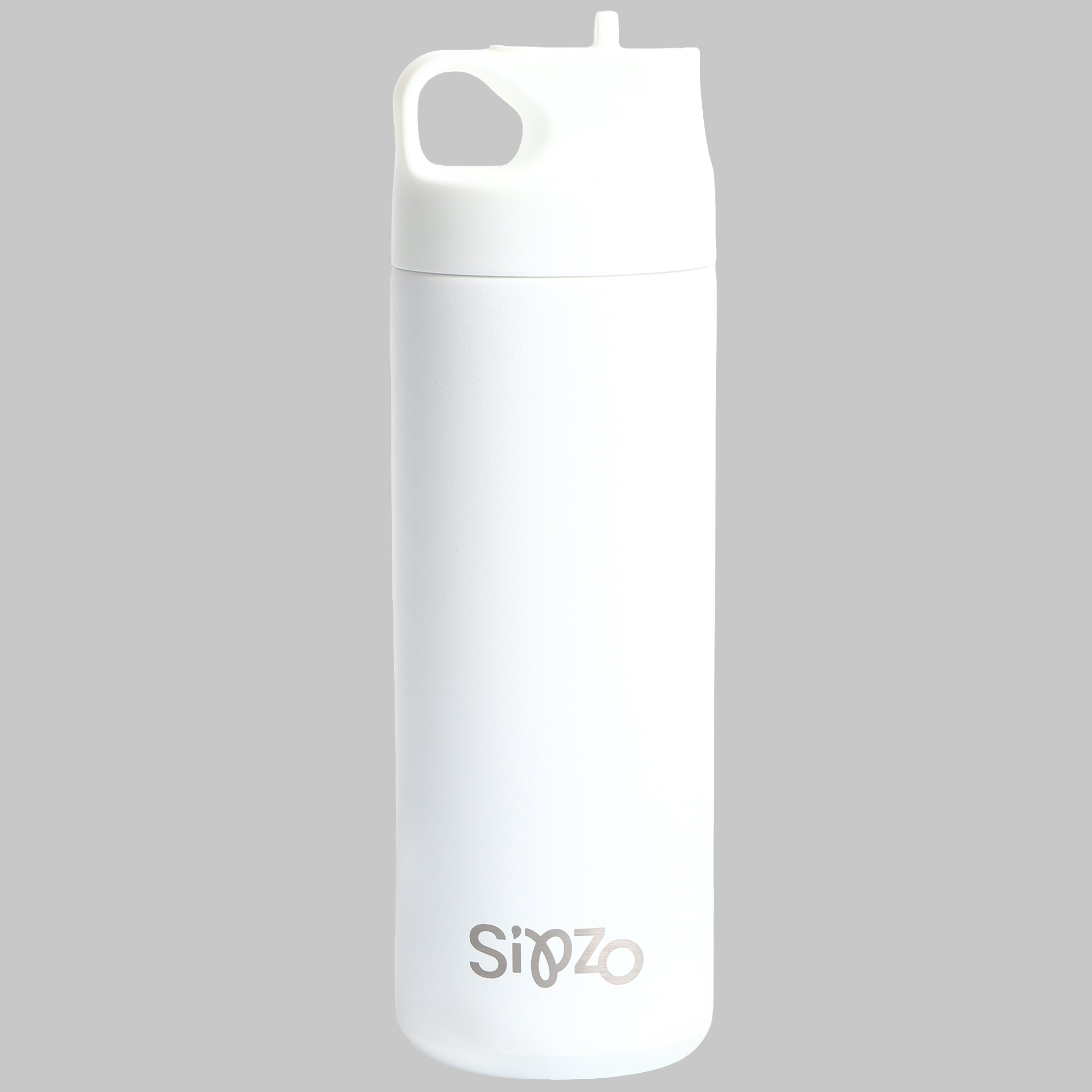 Sipzo Insulated Stainless Steel Water Bottle – White