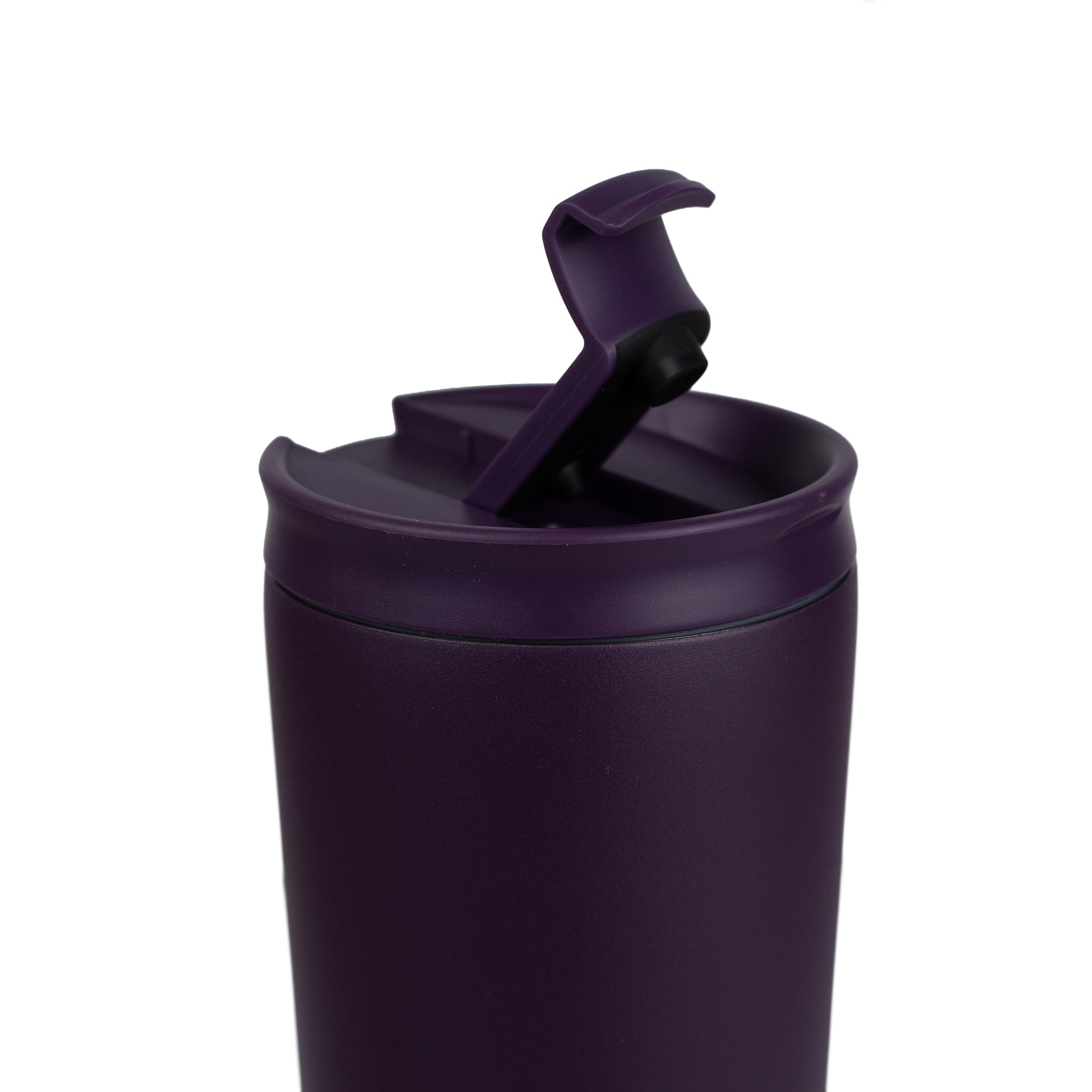 Sipzo Leakproof Double-Wall Insulated Mug with Straw – Purple