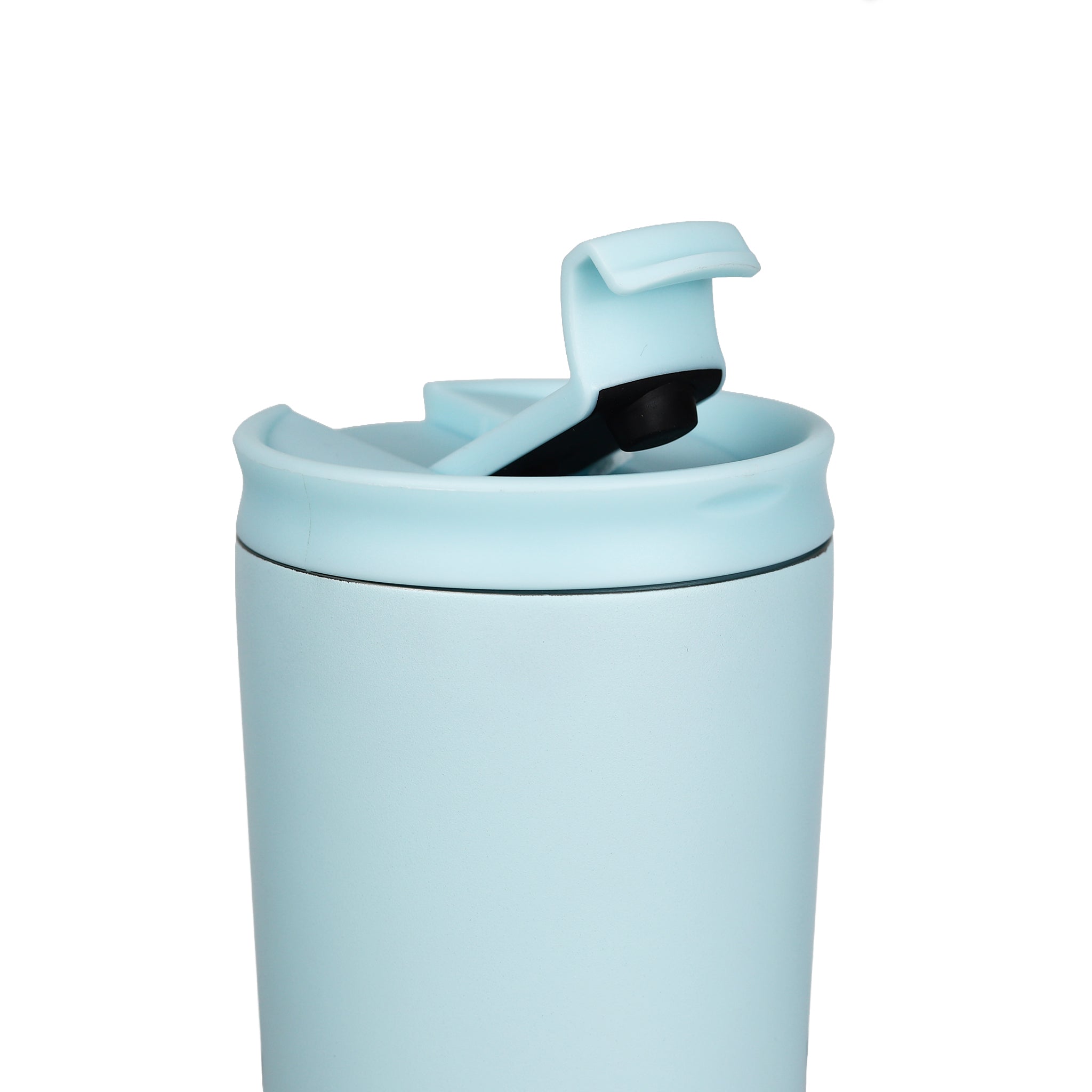 Sipzo Leakproof Double-Wall Insulated Mug with Straw – Light Blue