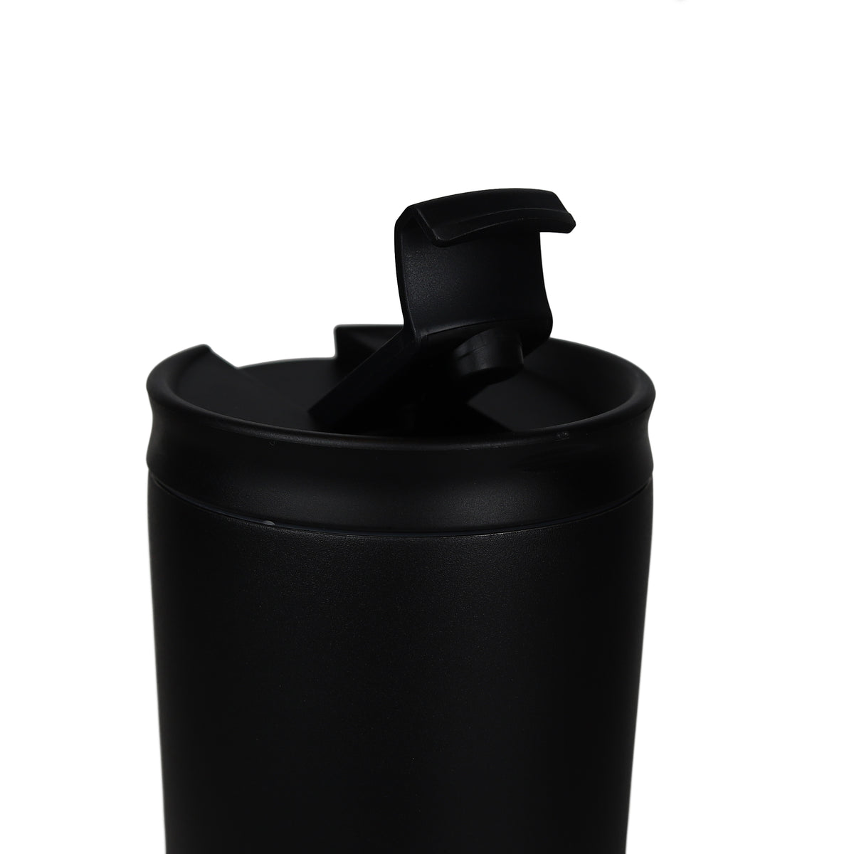 Sipzo Leakproof Double-Wall Insulated Mug with Straw - Black