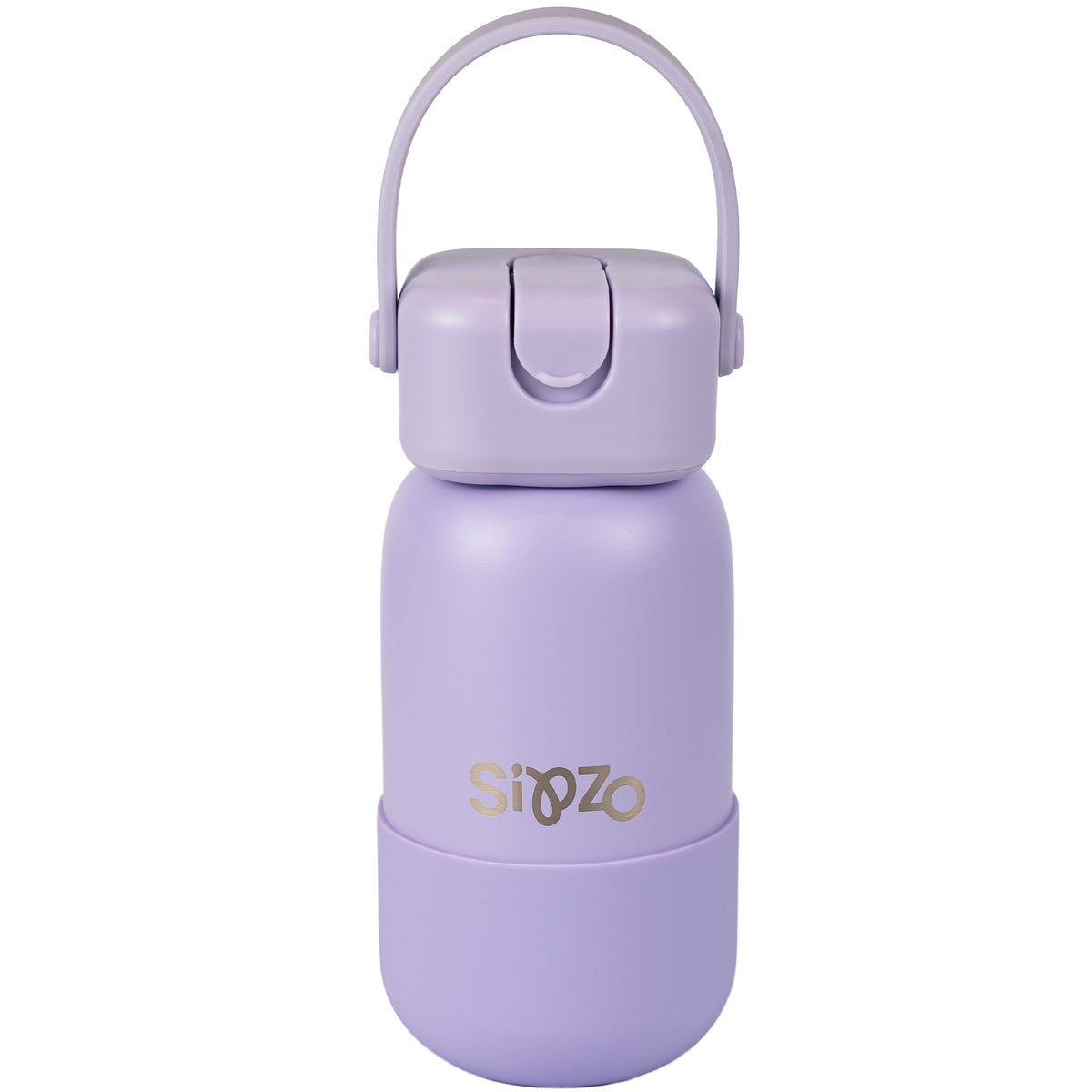 Sipzo Insulated Stainless Steel Water Bottle with Flip-Up Spout & Carry Handle – Lavender