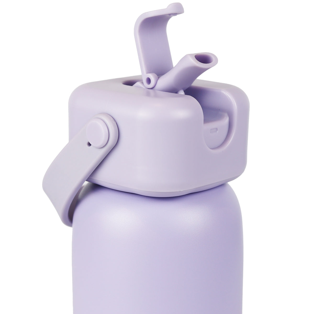 Sipzo Insulated Stainless Steel Water Bottle with Flip-Up Spout & Carry Handle – Lavender