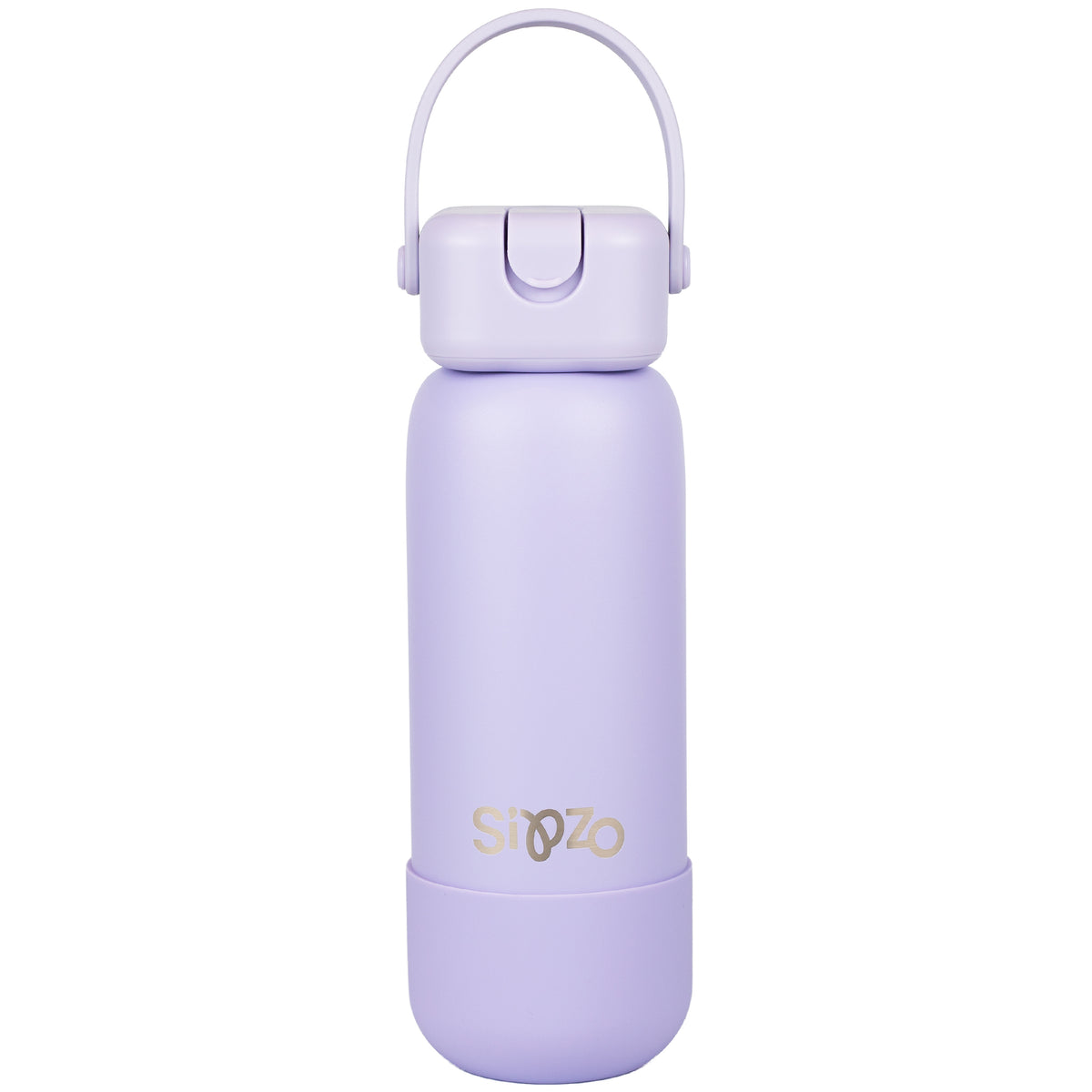 Sipzo Insulated Stainless Steel Water Bottle with Flip-Up Spout & Carry Handle – Lavender