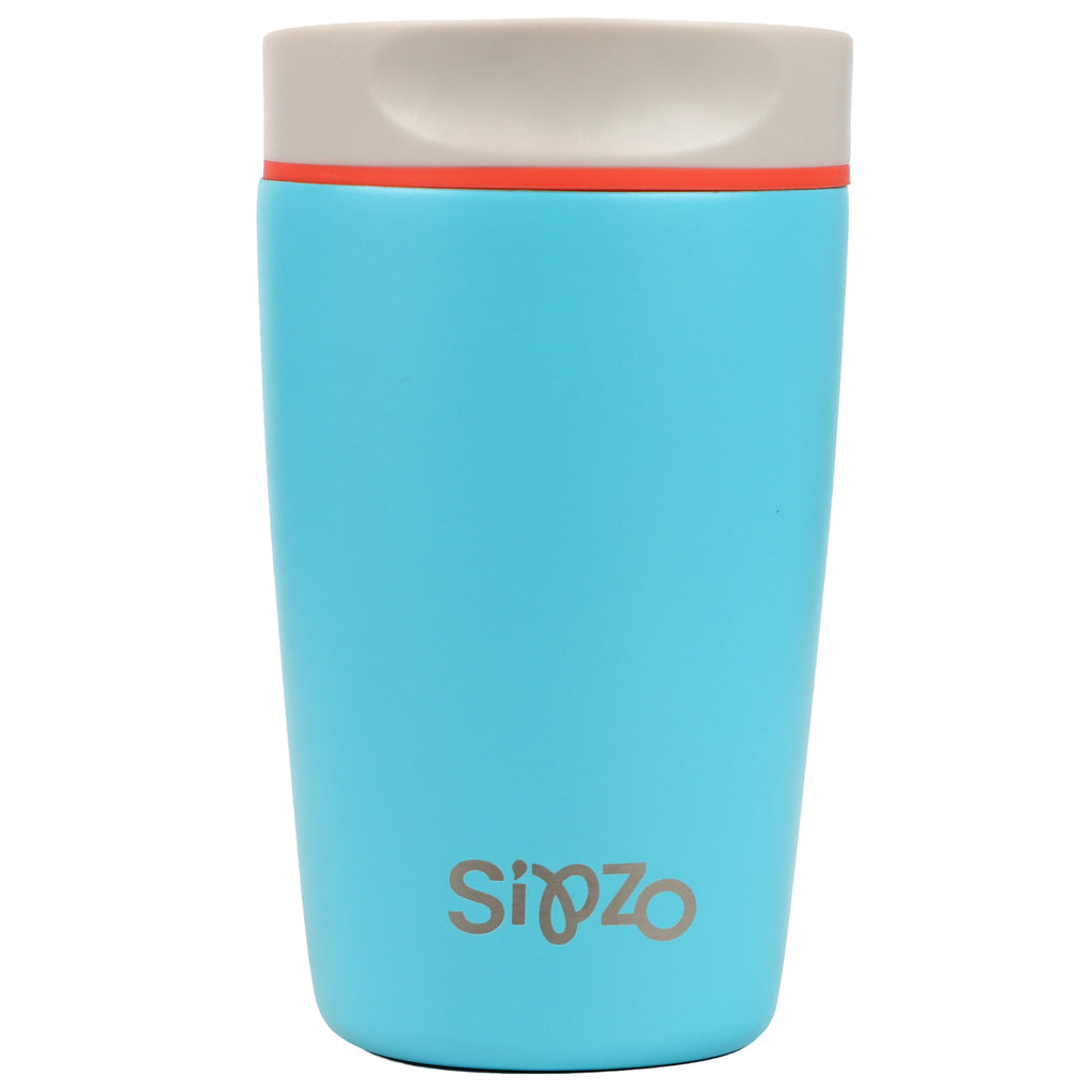 Sipzo Insulated Travel Tumbler with Lid – Sky Blue