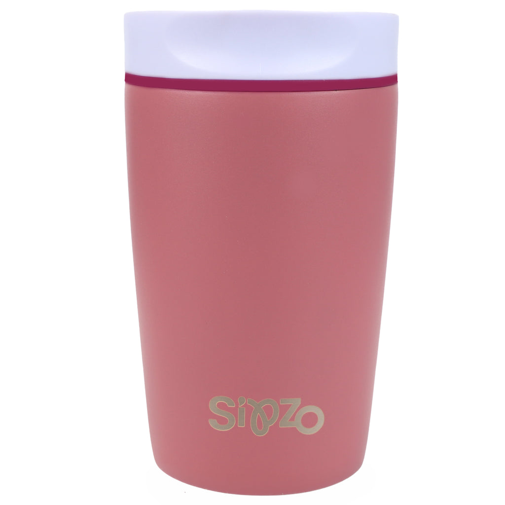 Sipzo Insulated Travel Tumbler with Lid – Dusty Rose