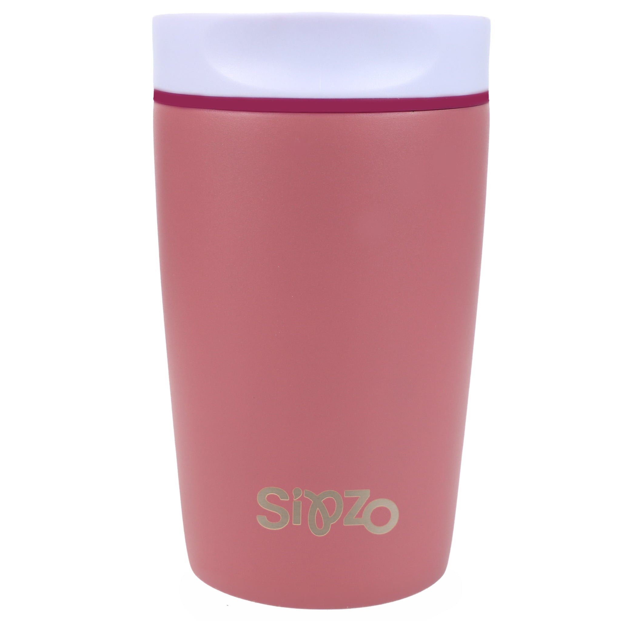 Sipzo Insulated Travel Tumbler with Lid – Dusty Rose