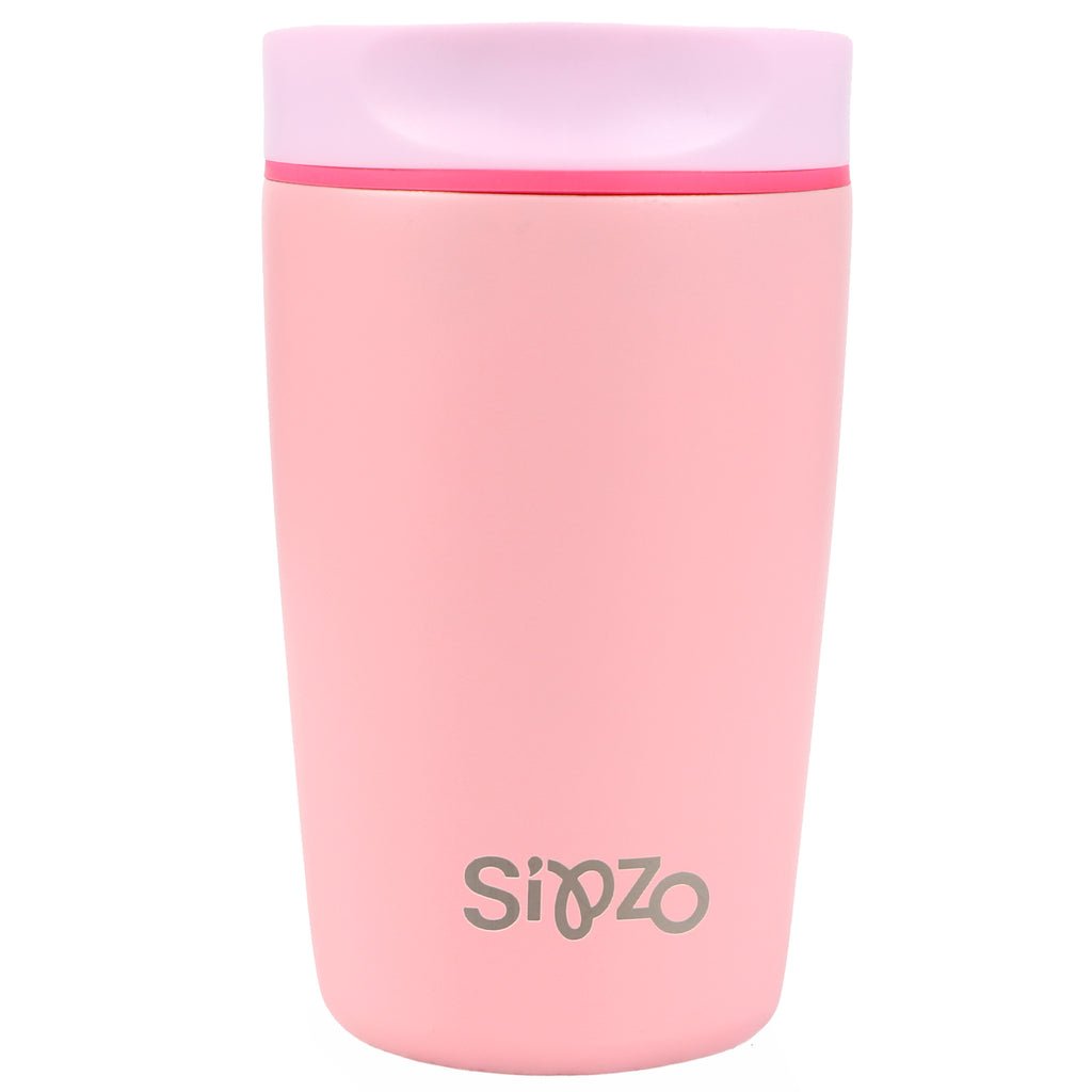 Sipzo Insulated Travel Tumbler with Lid – Pink