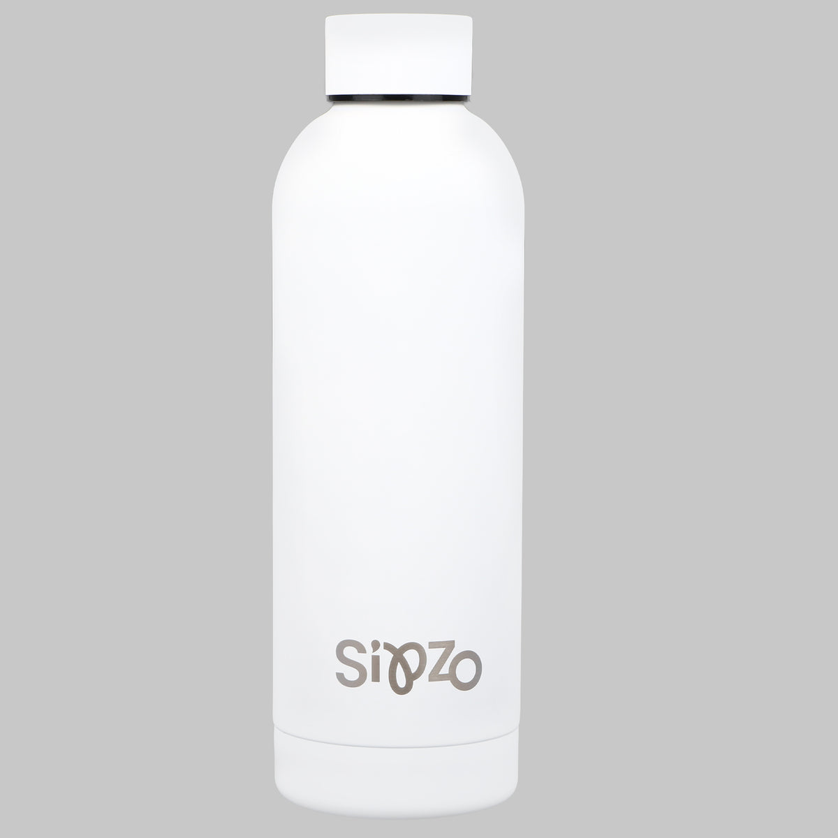 Sipzo Classic Stainless Steel Water Bottle – White
