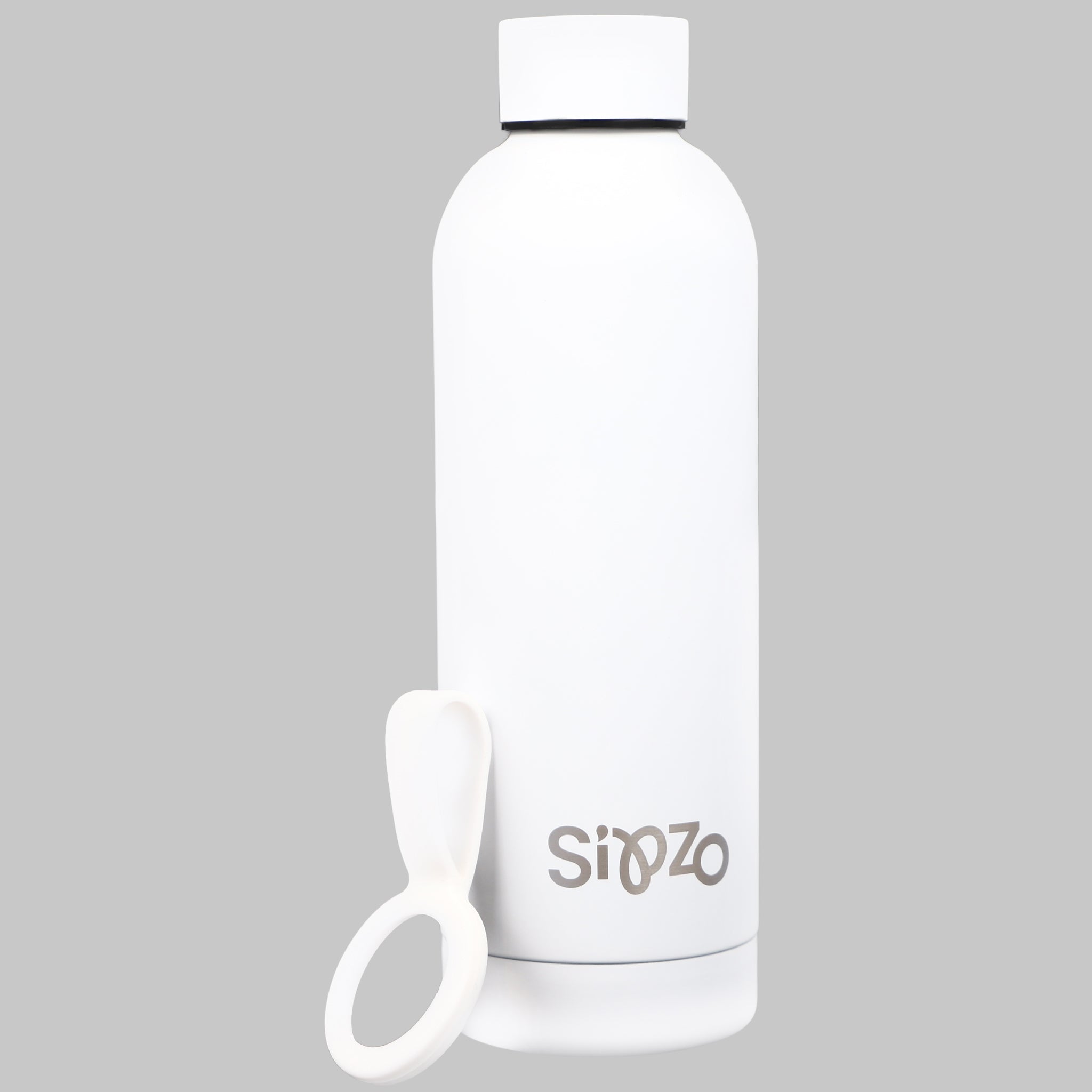 Sipzo Classic Stainless Steel Water Bottle – White