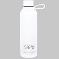 Sipzo Classic Stainless Steel Water Bottle – White