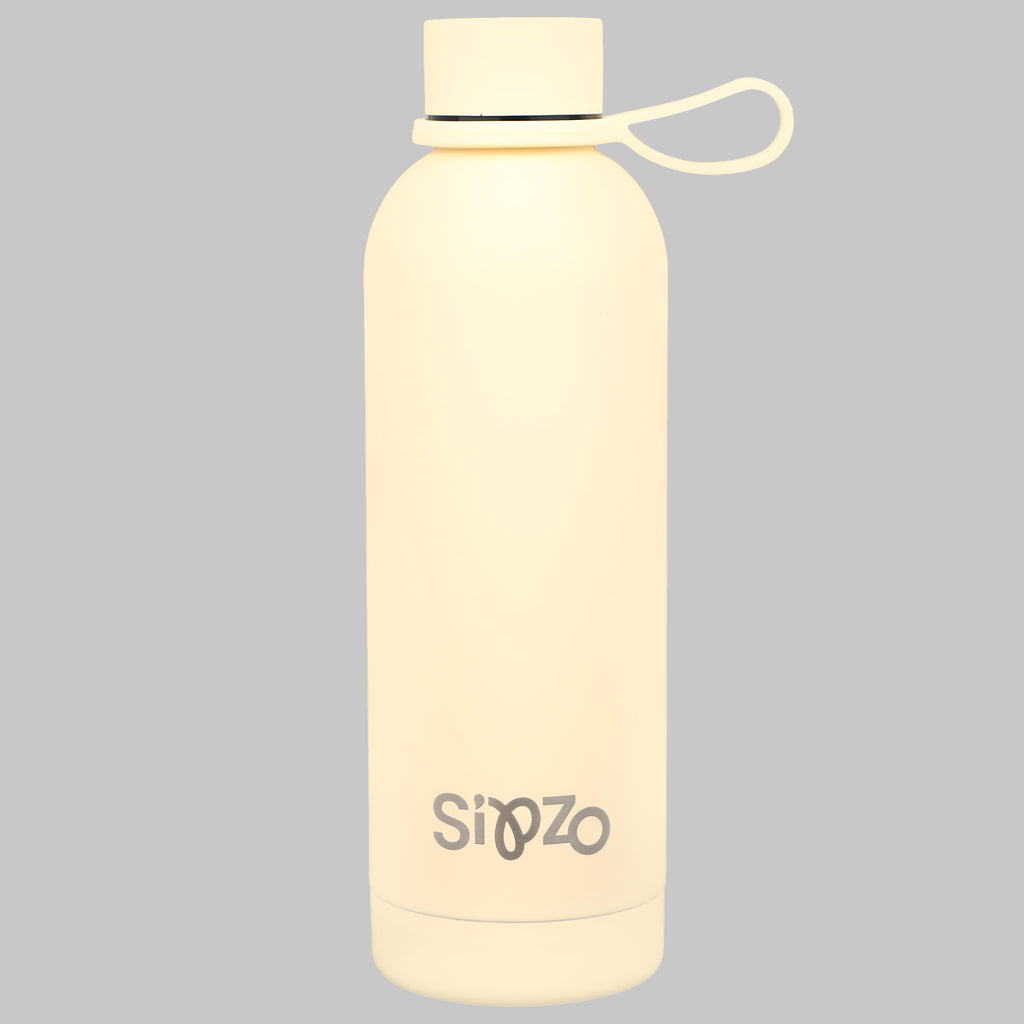 Sipzo Classic Stainless Steel Water Bottle – Cream