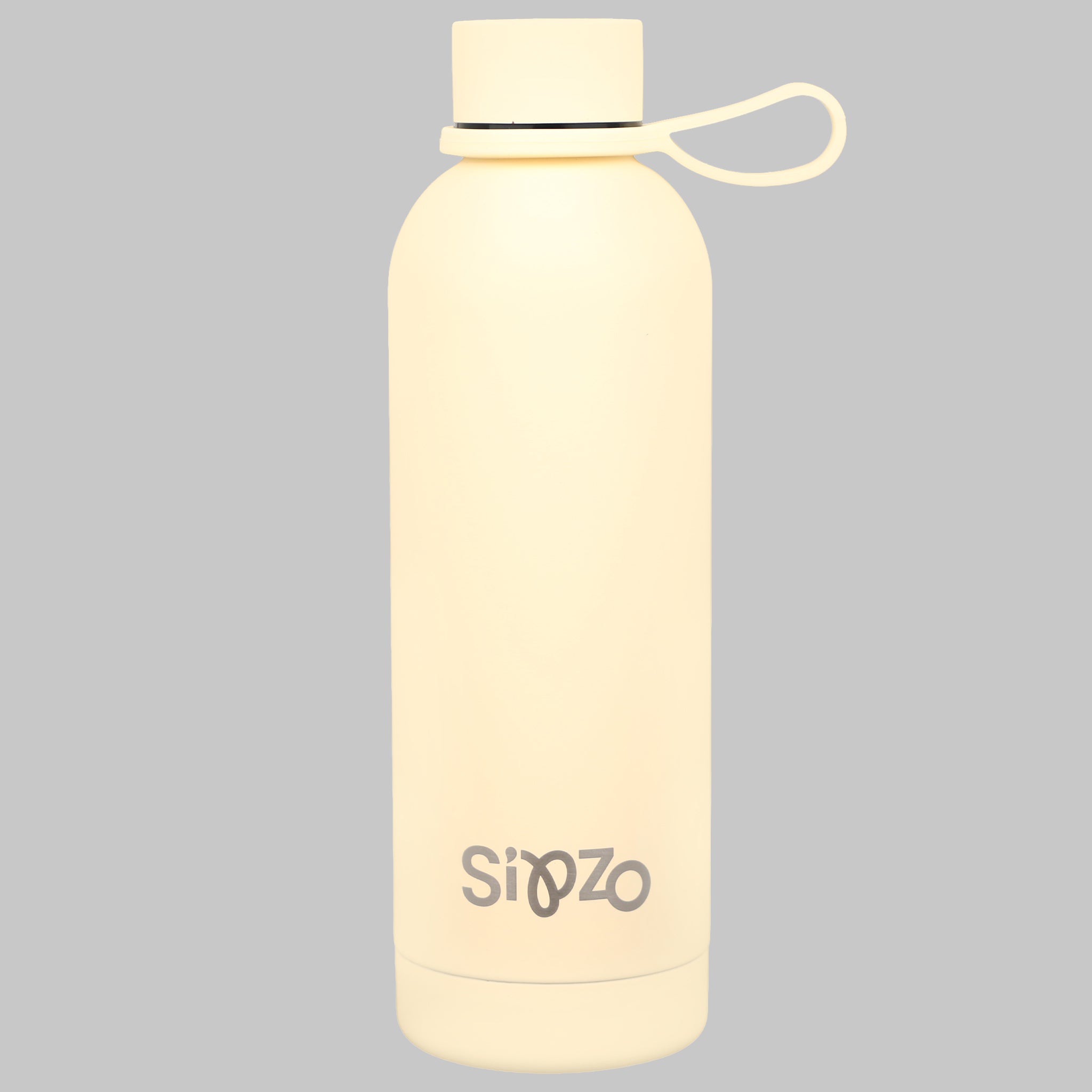 Sipzo Classic Stainless Steel Water Bottle – Cream