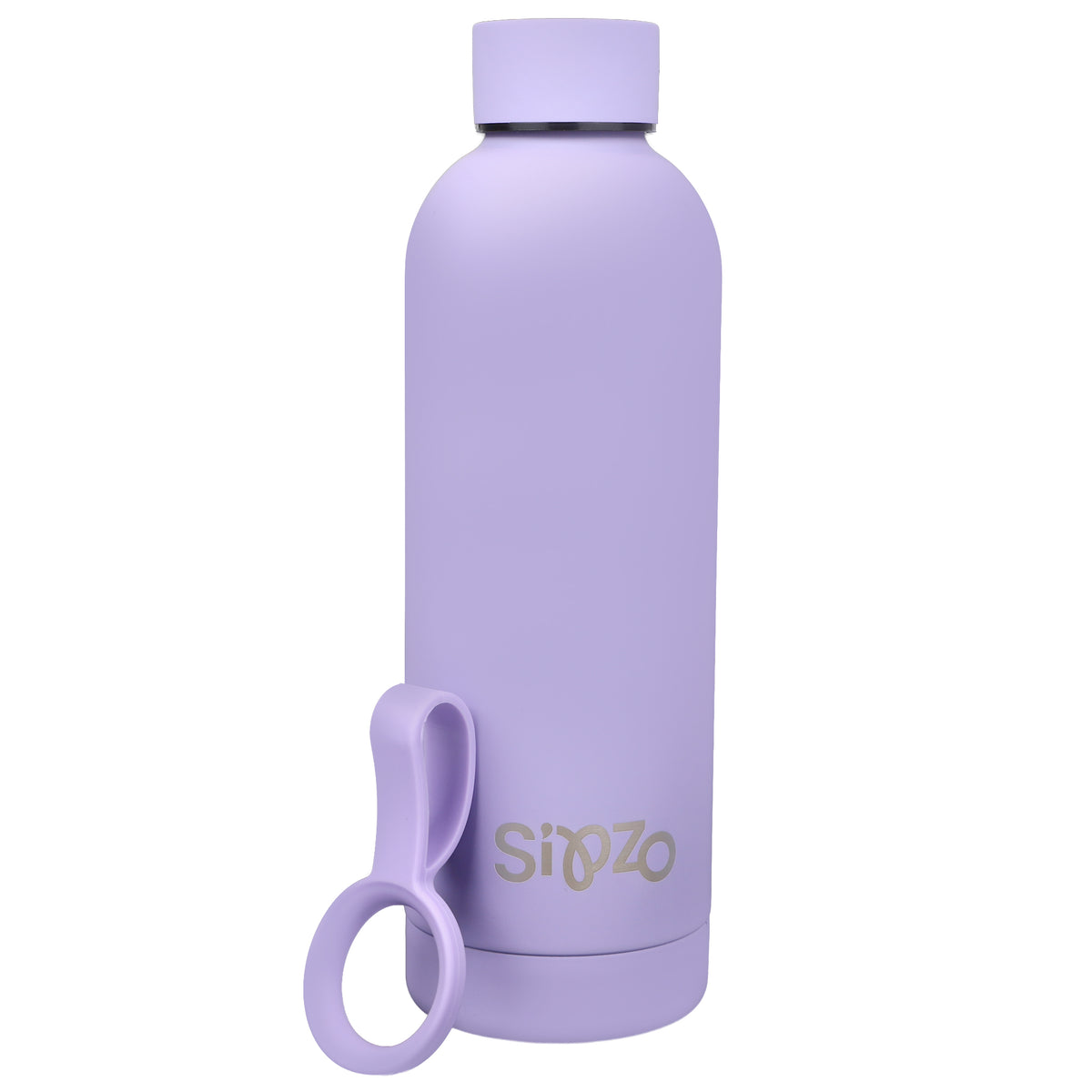 Sipzo Insulated Stainless Steel Water Bottle with Carry Handle – Lavender