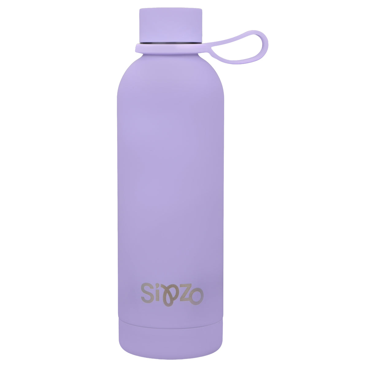 Sipzo Insulated Stainless Steel Water Bottle with Carry Handle – Lavender