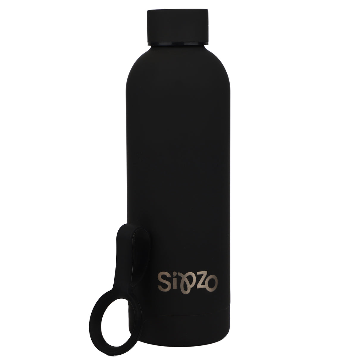 Sipzo Insulated Stainless Steel Water Bottle – Matte Black