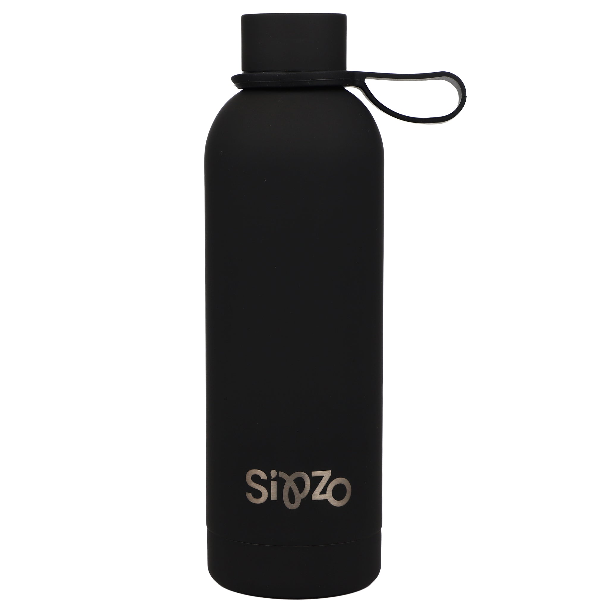 Sipzo Insulated Stainless Steel Water Bottle – Matte Black