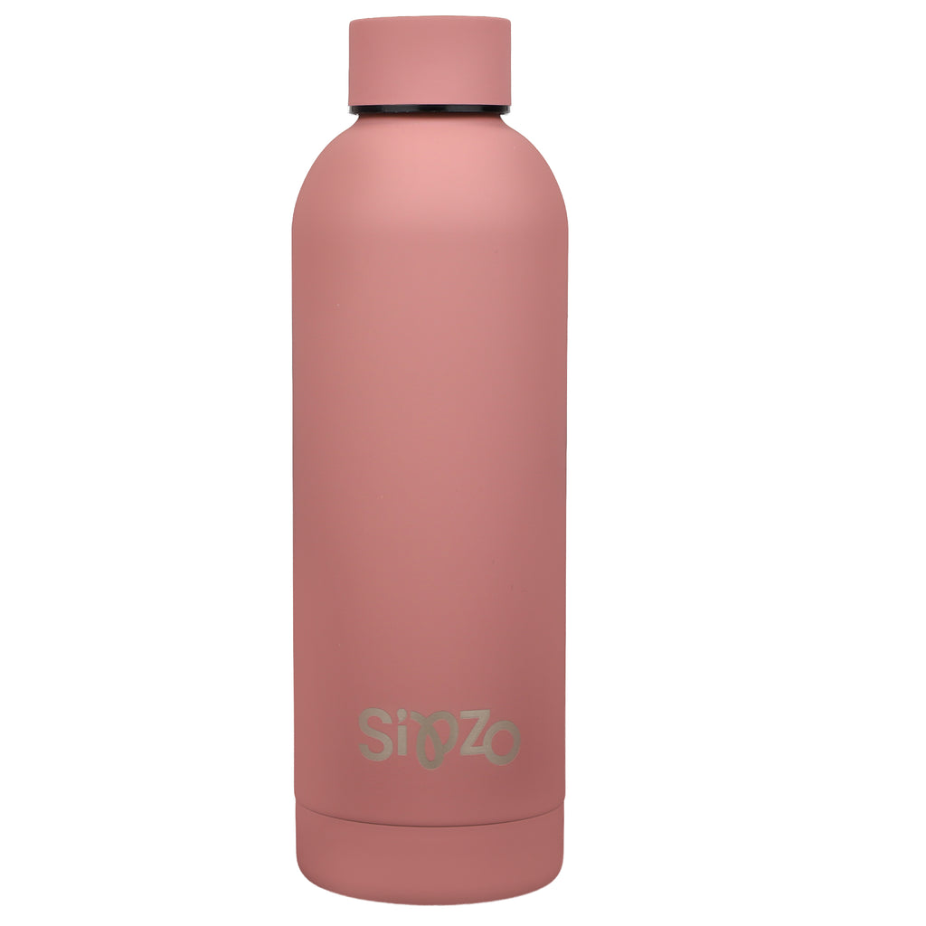 Sipzo Insulated Stainless Steel Water Bottle – Dusty Rose